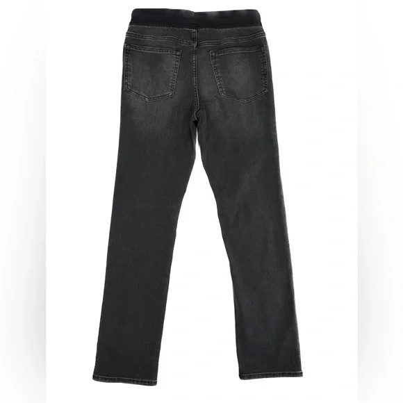 NWT Old Navy Karate Rib Knit Waist Washed Black Pull On Jeans Kids Boys XL 14-16 - Picture 12 of 14